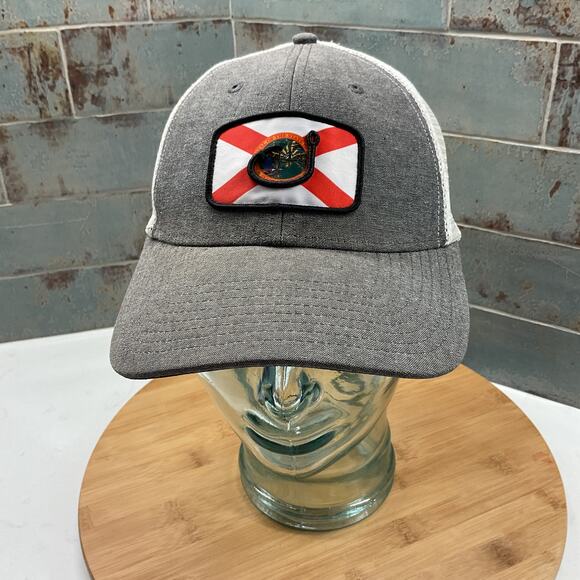 Avid Gear Embroidered Florida Flag Snapback Baseball Hat One Size - Picture 1 of 13